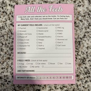 Feelings Notepad